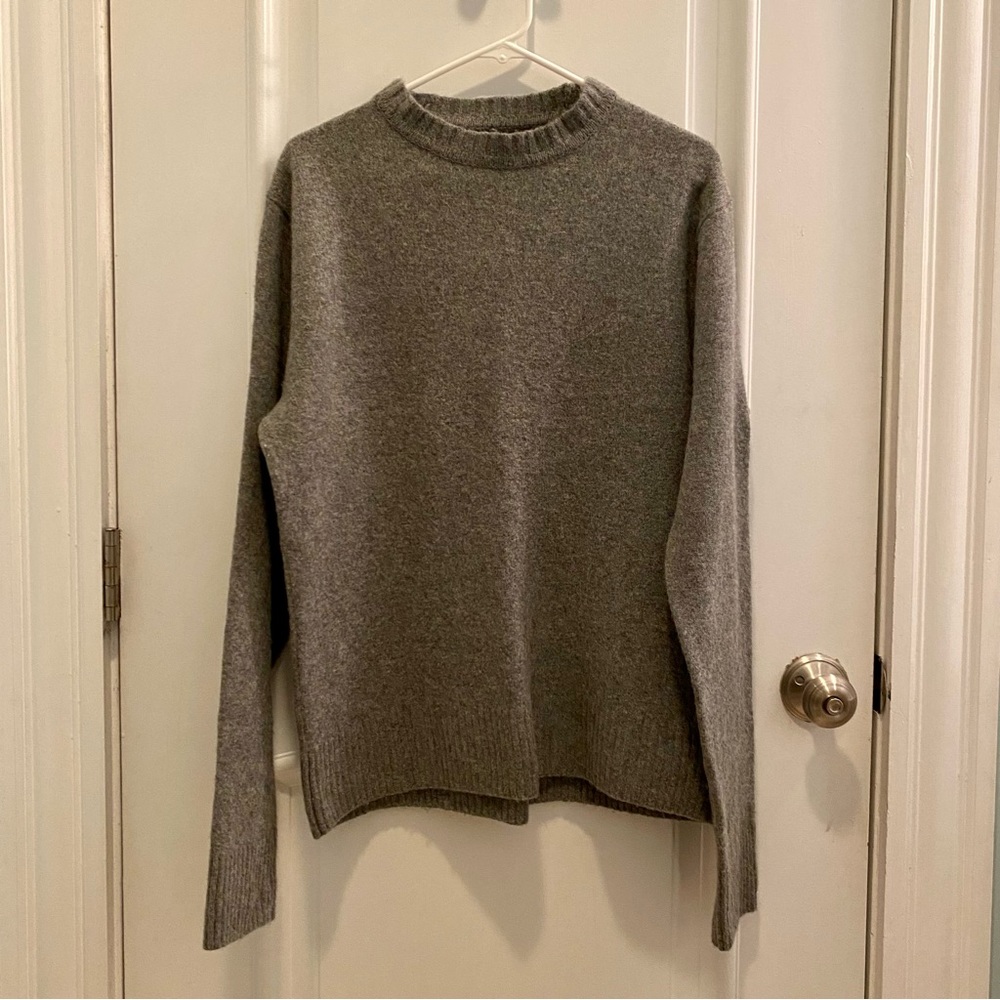 J. Crew Rugged Merino Wool Crewneck Sweater